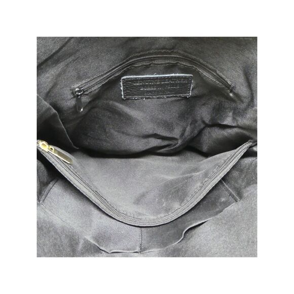 Borse In Pelle Black Pebbled Leather Convertible Purse Backpack Bag main image 10